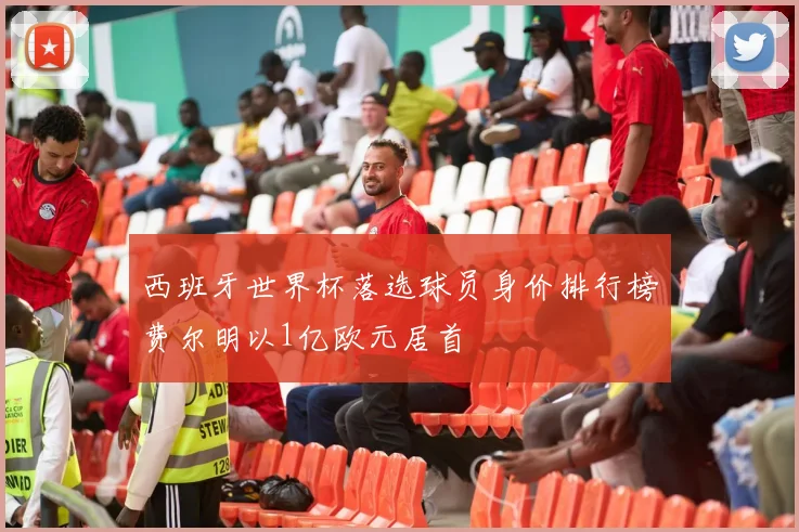 西班牙世界杯落选球员身价排行榜费尔明以1亿欧元居首